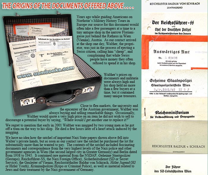 SS, Gestapo, SD correspondence archive