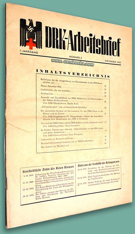 DRK-Arbeitsbrief November 1942