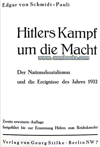 Hitlers Kampf um die Macht, Der Nationalsozialismus und die Ereignisse des Jahres 1932