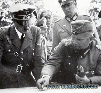 September 1939, Adolf Hitler at the front lines in Poland