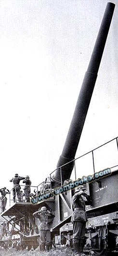 huge Nazi artillery gun