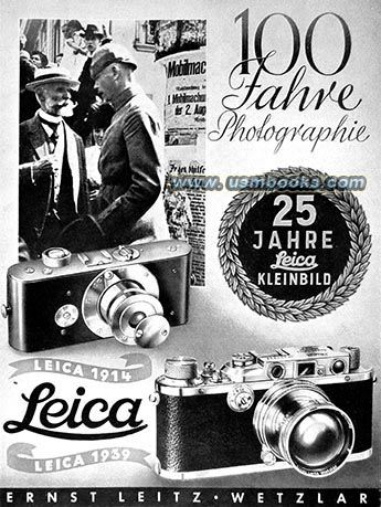 1939 Leica camera advertising