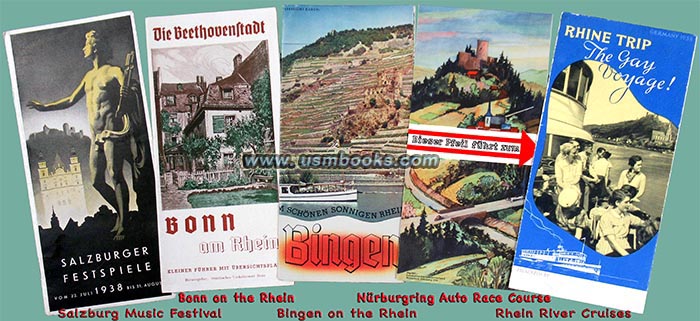 original Third Reich travel brochures Nazi tourist literature